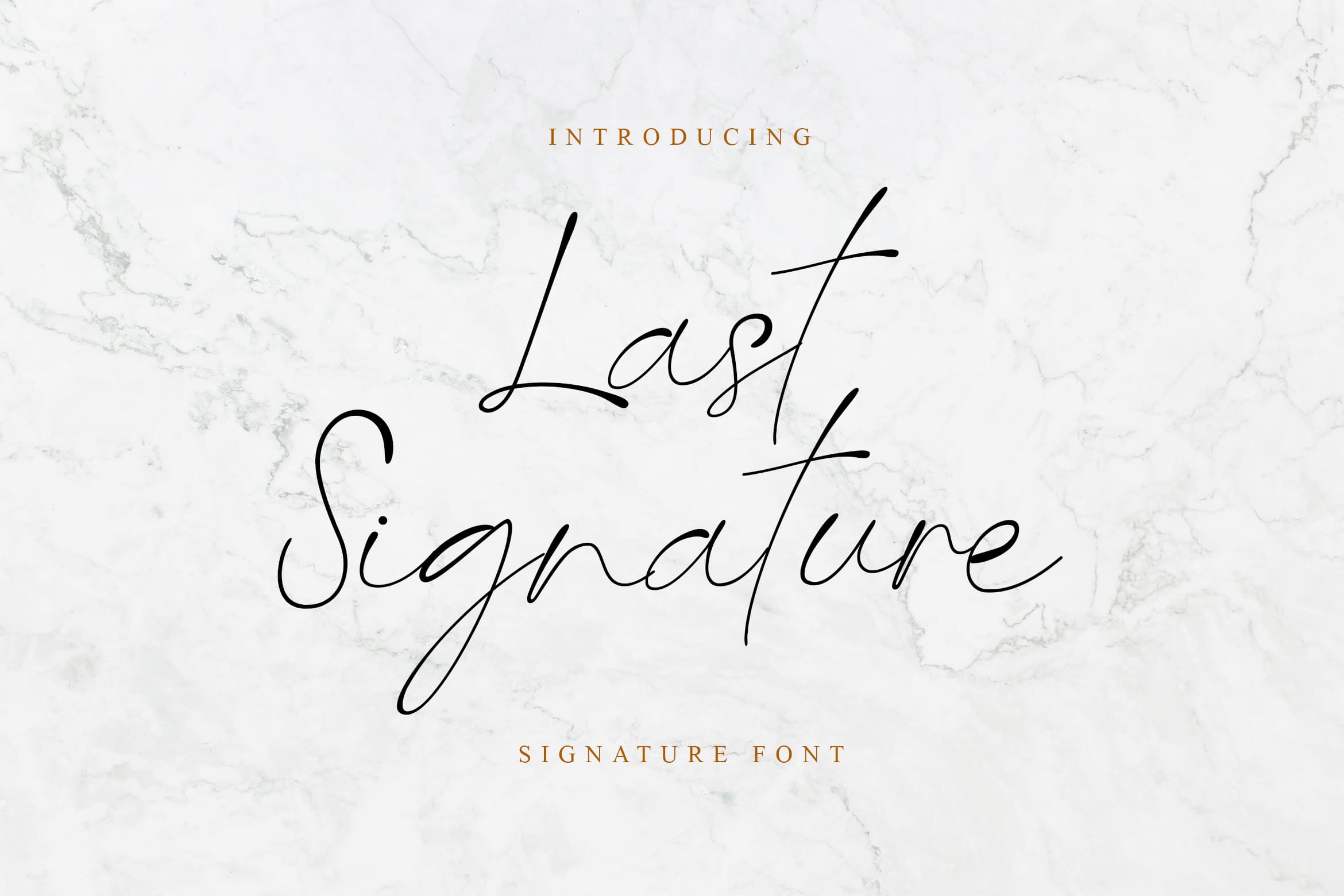 Шрифт Last Signature